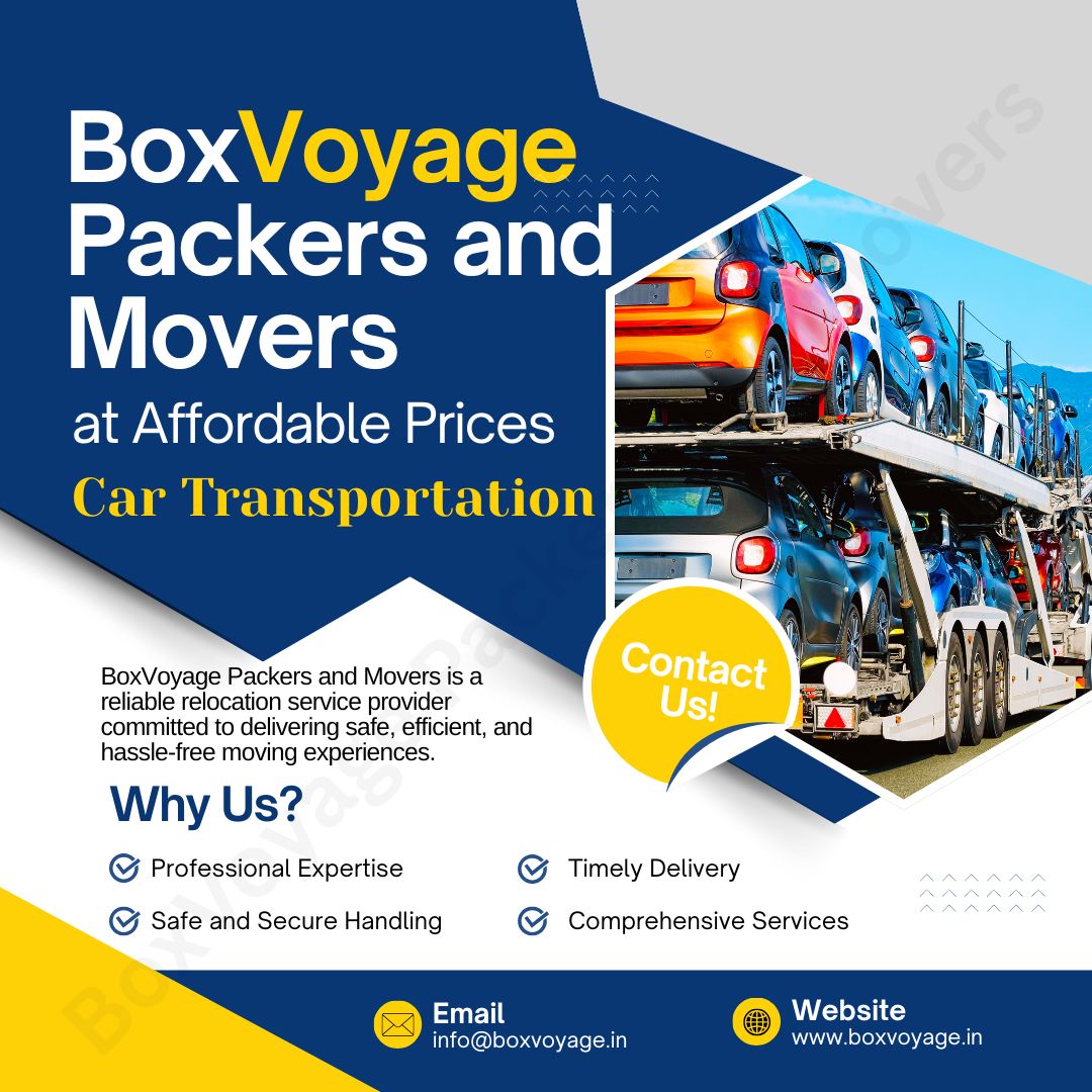 BoxVoyage Packers and Movers Car Transportation