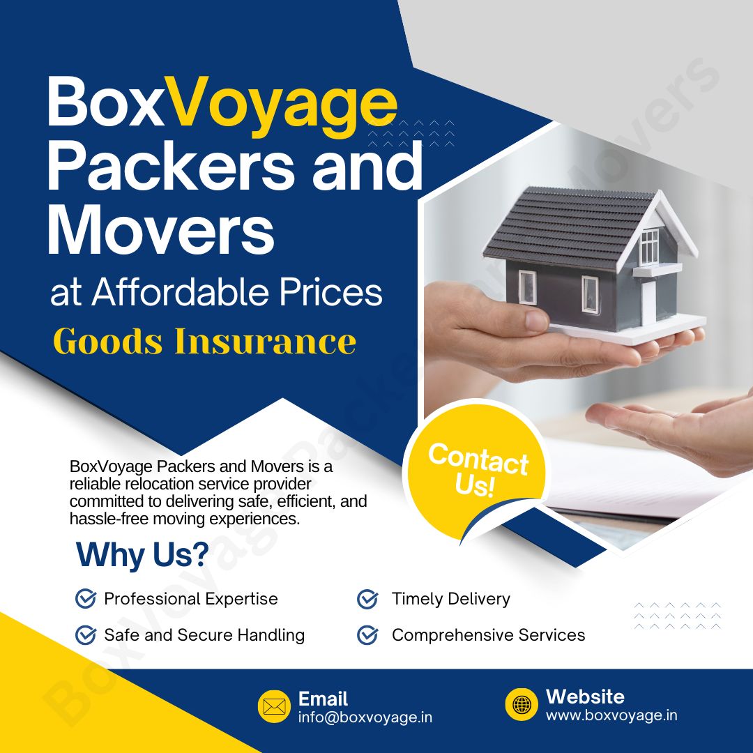 BoxVoyage Packers and Movers Goods Insurance