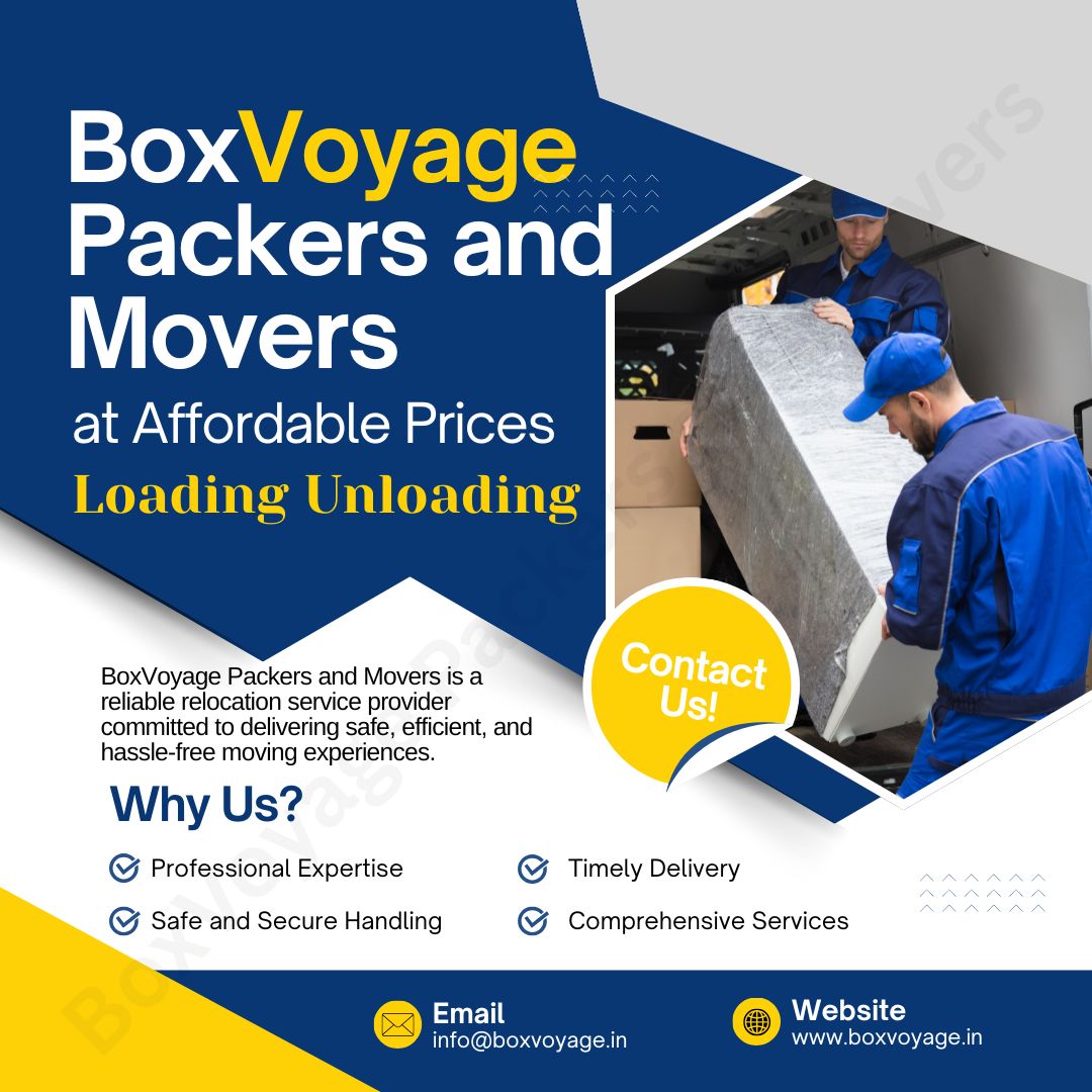 BoxVoyage Packers and Movers Loading Unloading