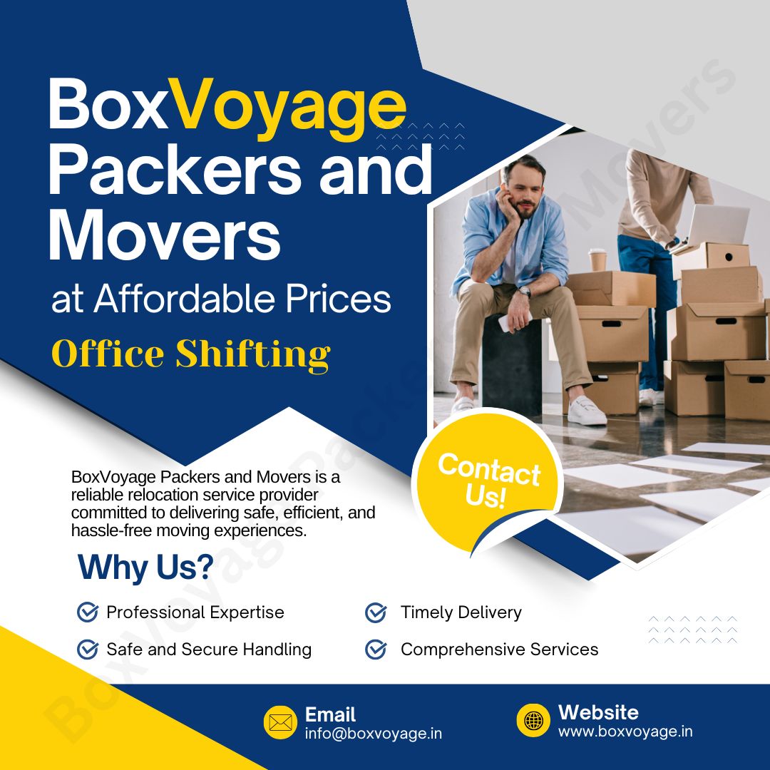 BoxVoyage Packers and Movers Office Shifting