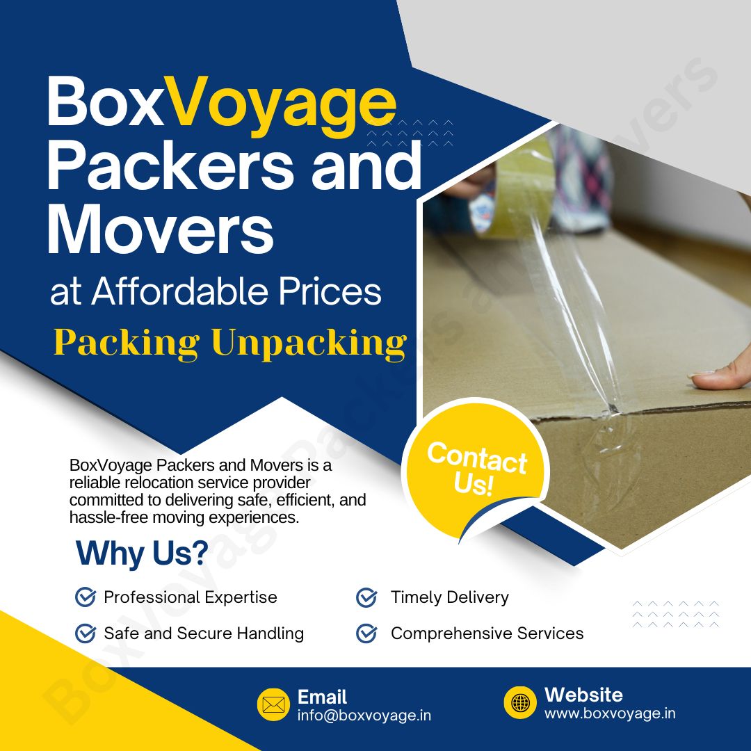 BoxVoyage Packers and Movers Packing Unpacking